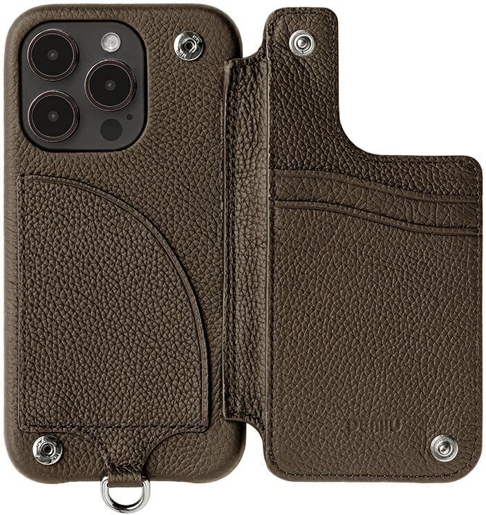 DEMIU 背面手帳型ケース iPhone16proMax エトープ高級 携帯 楽天市場】【DEMIU公式】iPhone16 ケース 背面 手帳型 本革レザー